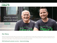 Tablet Screenshot of kellysheating.ca